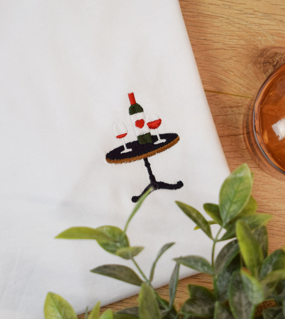 t shirt brode bistrot juste un t shirt 56817996