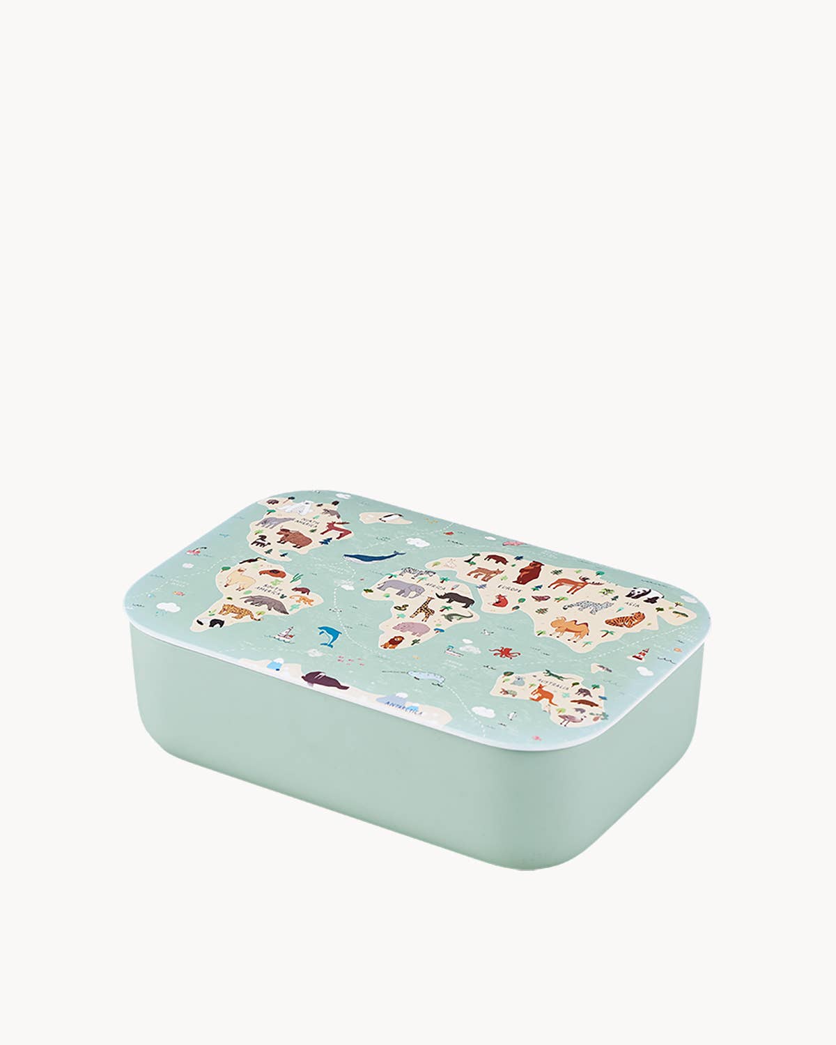 Bioloco Plant Classic Lunchbox - Carte des Animaux