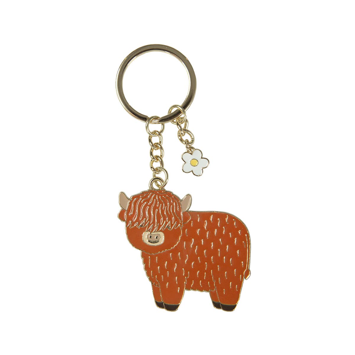 Porte-clés Vache des Highlands