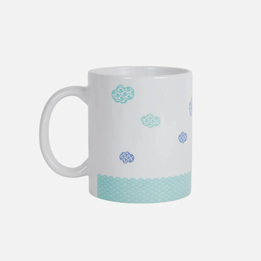 mug la seine a paris turquoise les parisettes