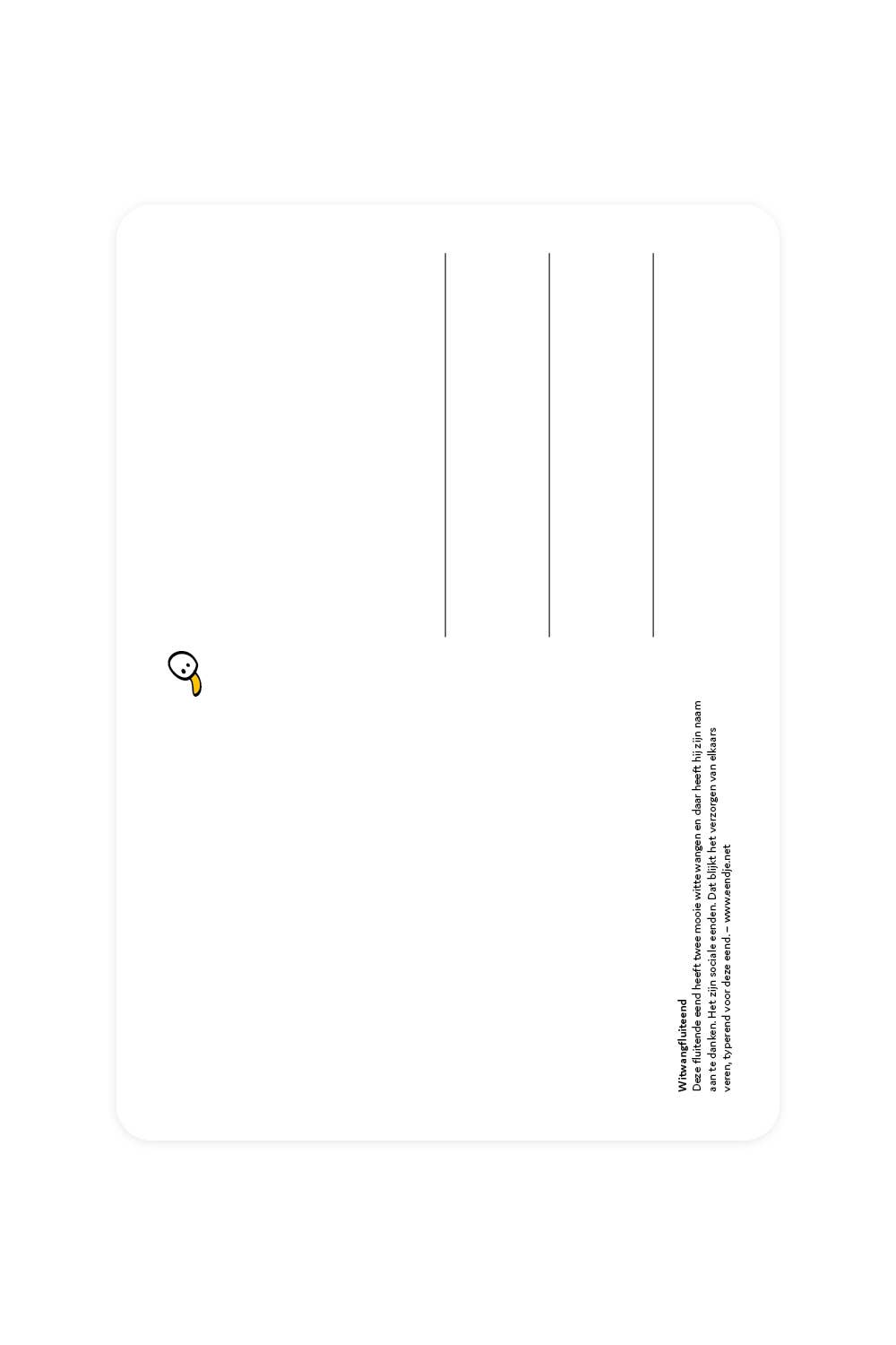 Widowed Whistling Duck Postcard