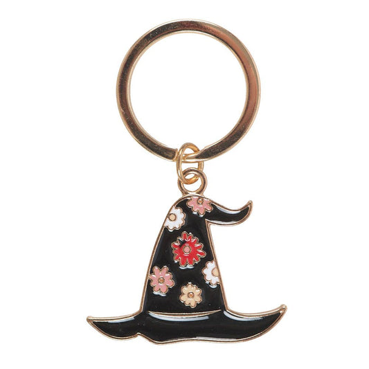 "Spooky Babe" Witch Hat Keychain