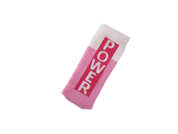 chaussettes girl power rose pegada socks