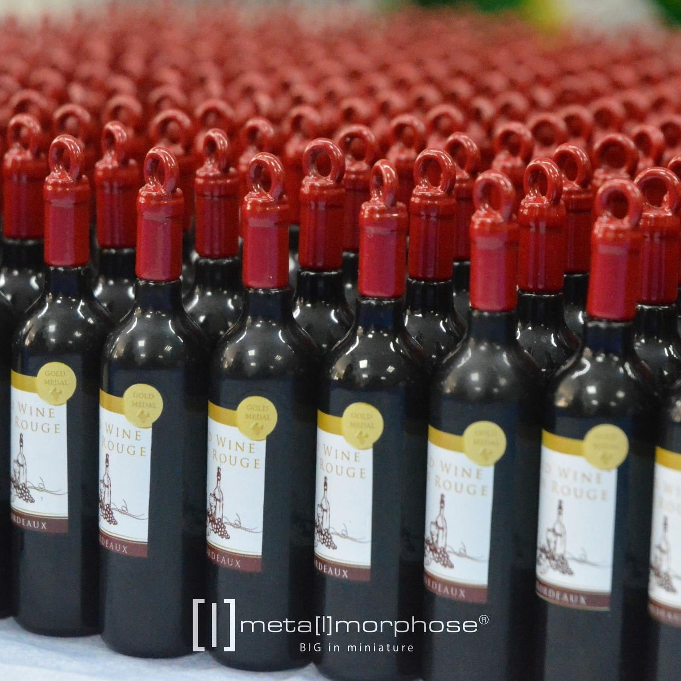 Wine bottle key door