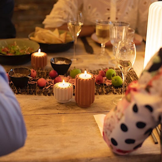 bougeoir dentelles m atelier pierre APC505W 7777000097592