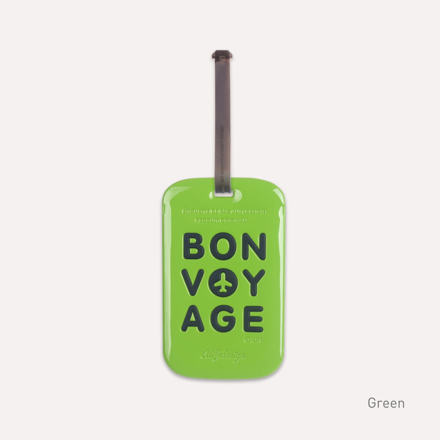 bv luggage tag alfie design