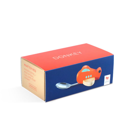 cuillere enfant avion rouge donkey