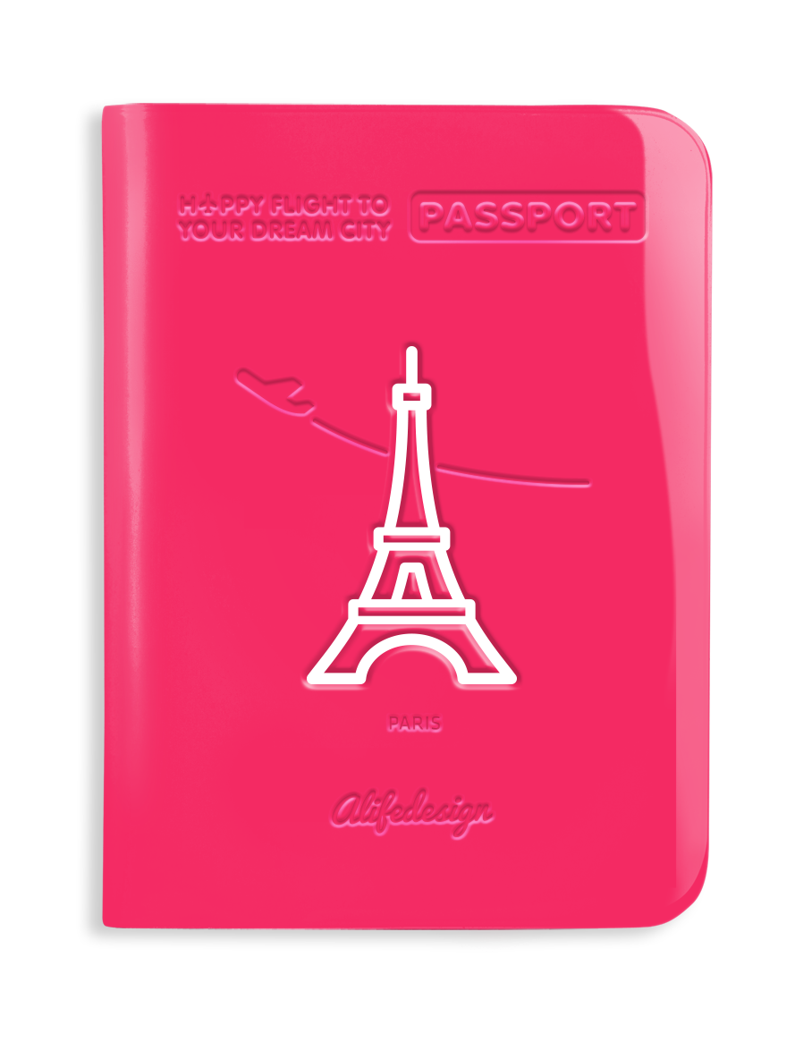 dc passport cover paris alfie design ALDC001VT 8809489552190