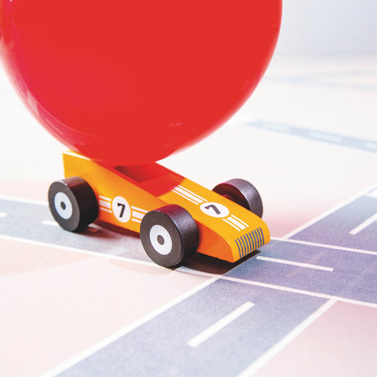 voiture ballon racer orangestar donkey