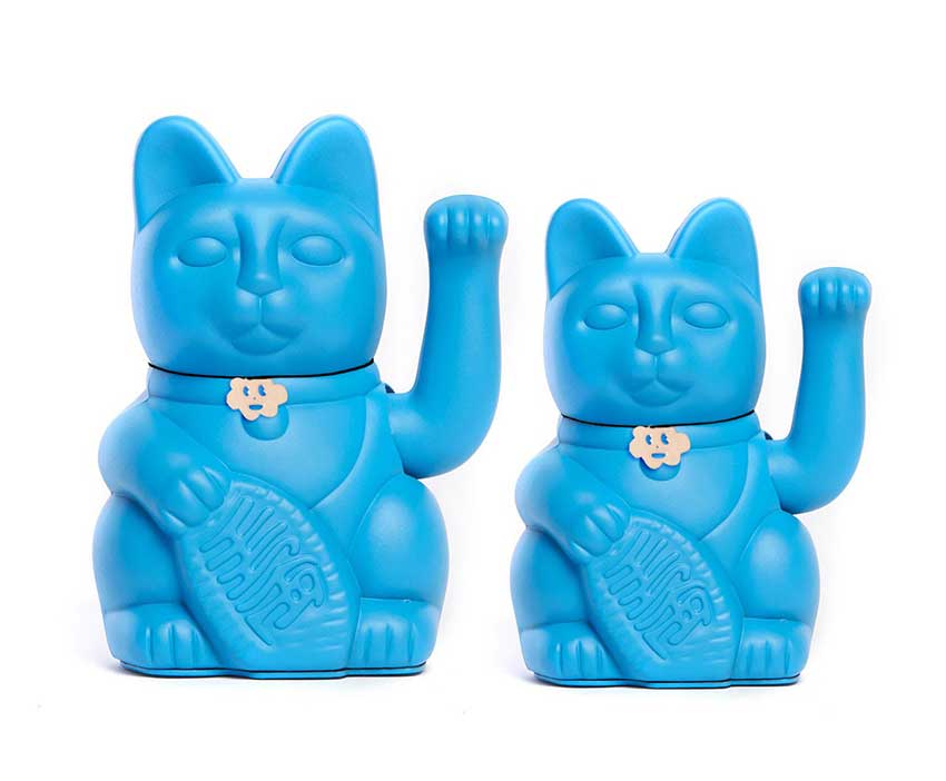 Lucky Cat  Light Blue – Donkey Products