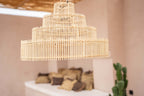 Suspension Wedding Cake – Naturel M, 50 × 30 cm