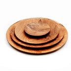 Assiette ronde en racine de teck – XL