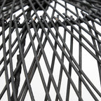 Suspension Chapeau – Noir L, 75 × 20 cm