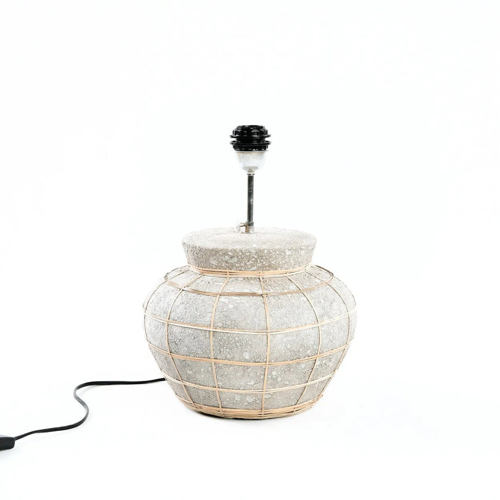 Lampe à poser Lipsi – Naturel et béton