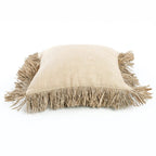Housse de coussin Jute Bonita – Naturel 60 × 60 cm