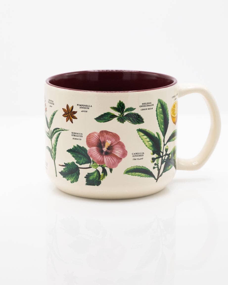 Design-lahja – Mug la Botanique du Thé – produit scientifique Cognitive Surplus EU, vue 1
