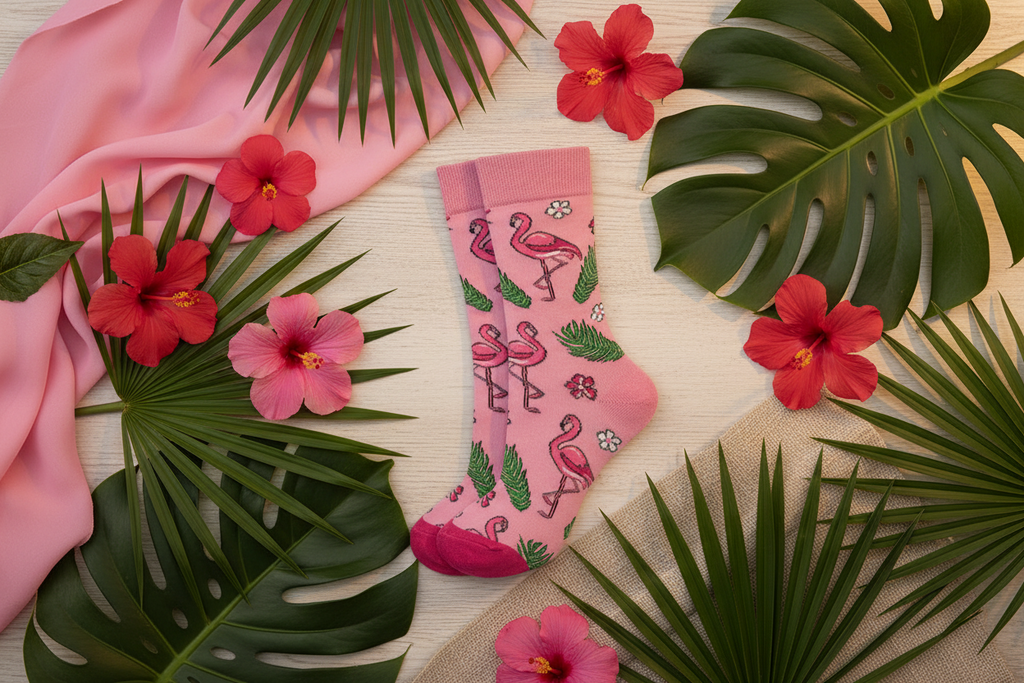 Chaussettes Flamants Roses | Oggetti di design e regali originali
