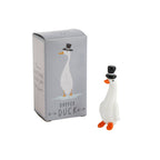 Figurine en verre Canard Gentleman
