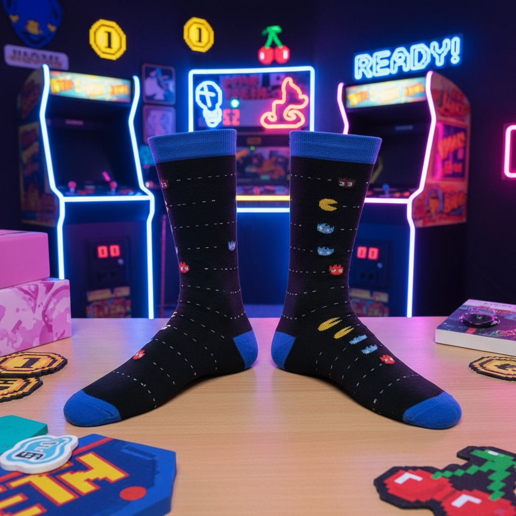 Chaussettes Retro Gaming | Design e regali originali