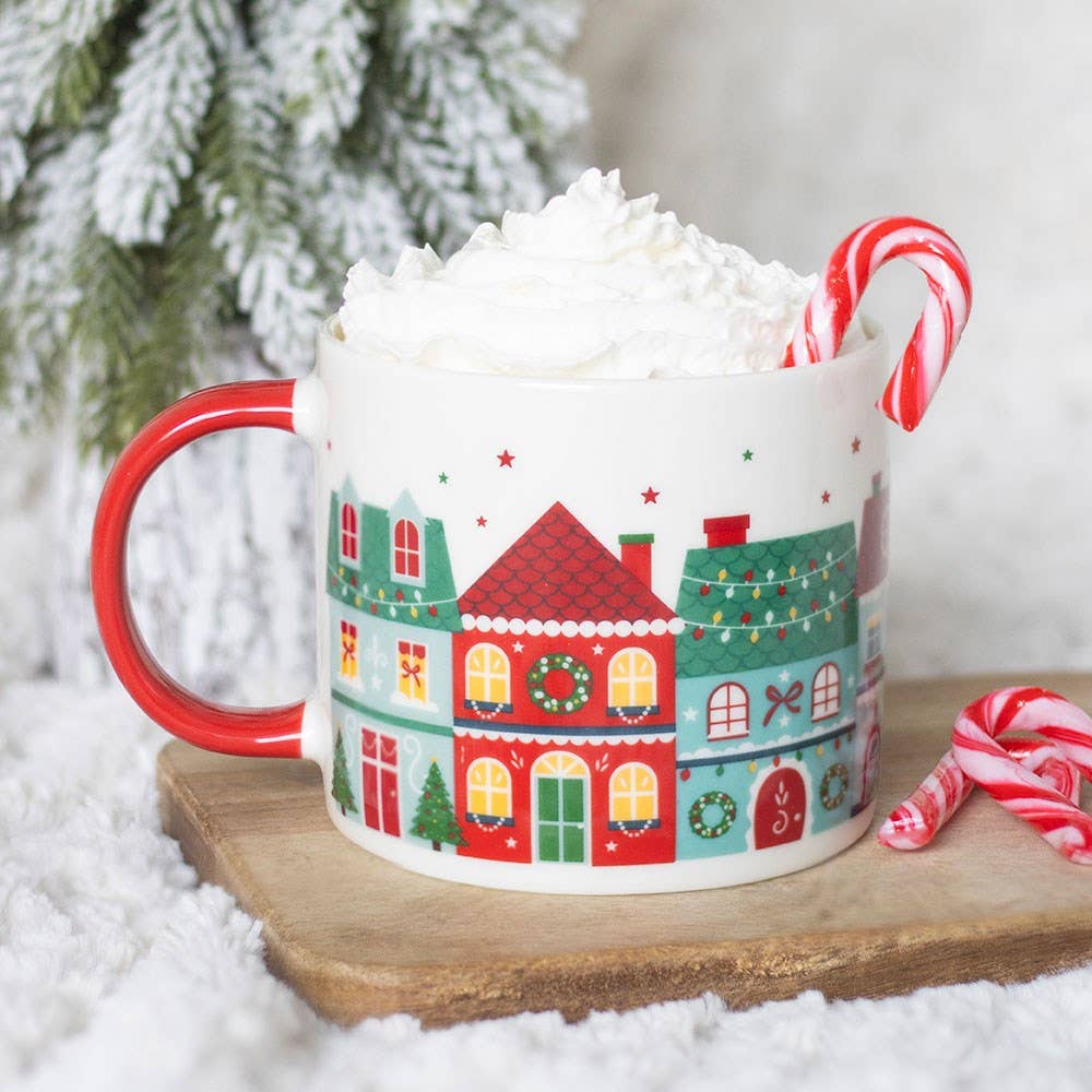 Mug imprimé « Christmas Street »