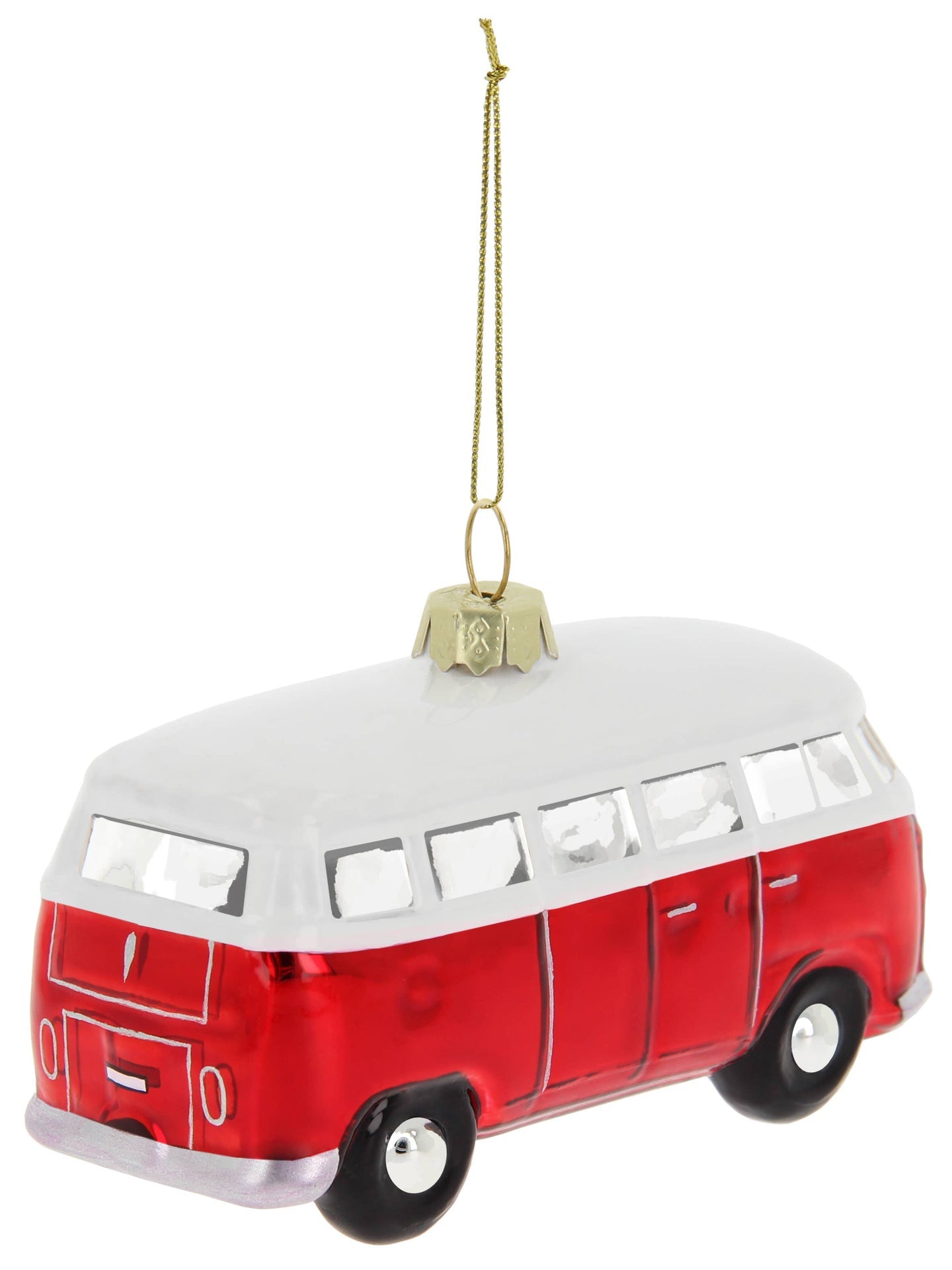 Décoration de Noël VW T1 Bus Rouge & Blanc | Oggetti di design e regali originali