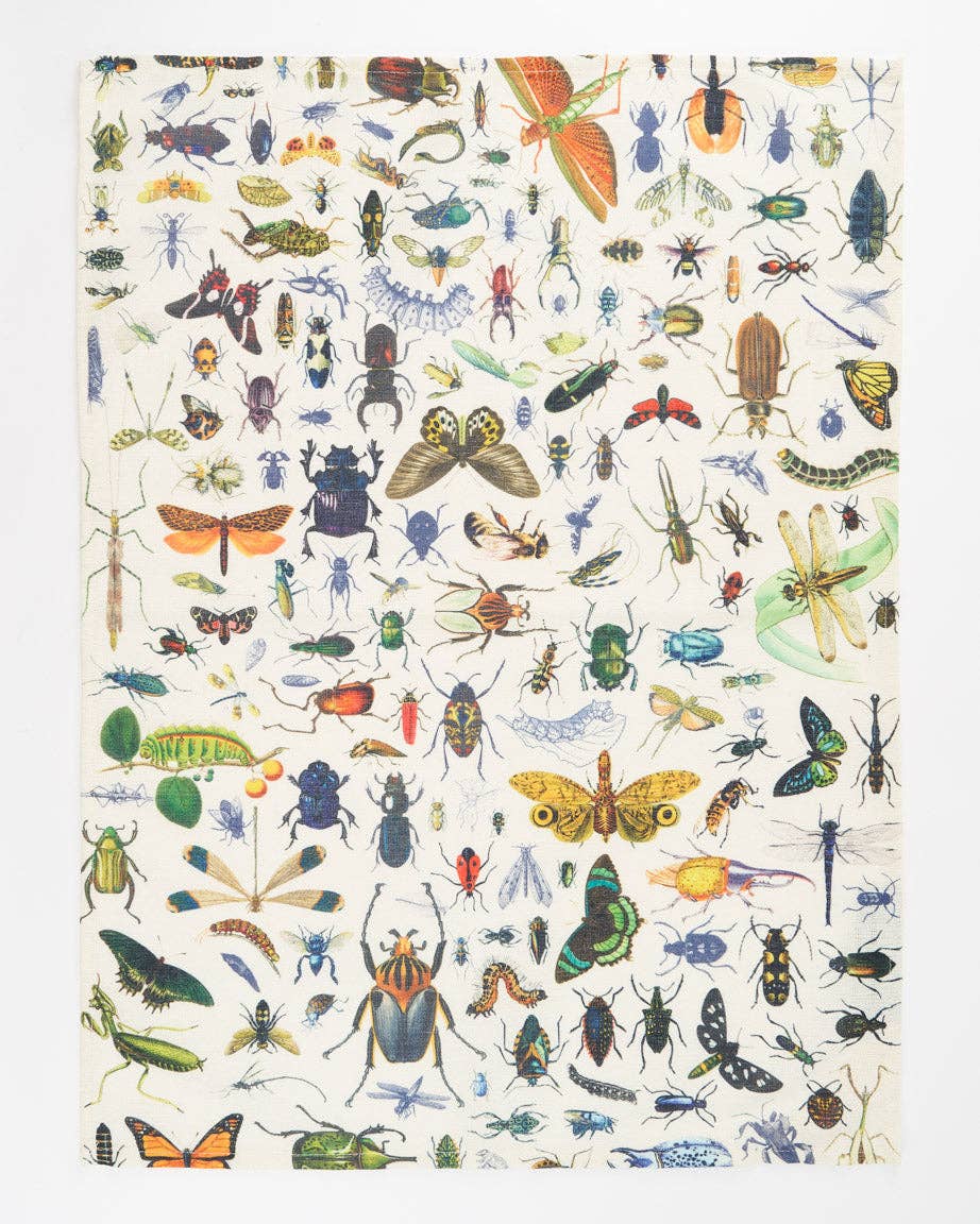 Oggetto regalo di design – Torchon Insectes – produit scientifique Cognitive Surplus EU, vue 1