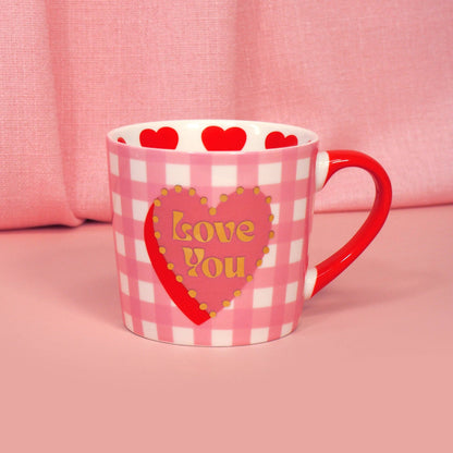 Mug Cœurs “Love You”