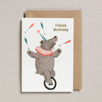 Oggetto regalo di design – carte danniversaire ours de cirque petra boase ltd GC PET 0022 5060558745872