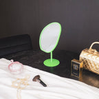Miroir de maquillage - Rond - Vert - 16,5x12x31,5cm | Designproducten en originele cadeaus