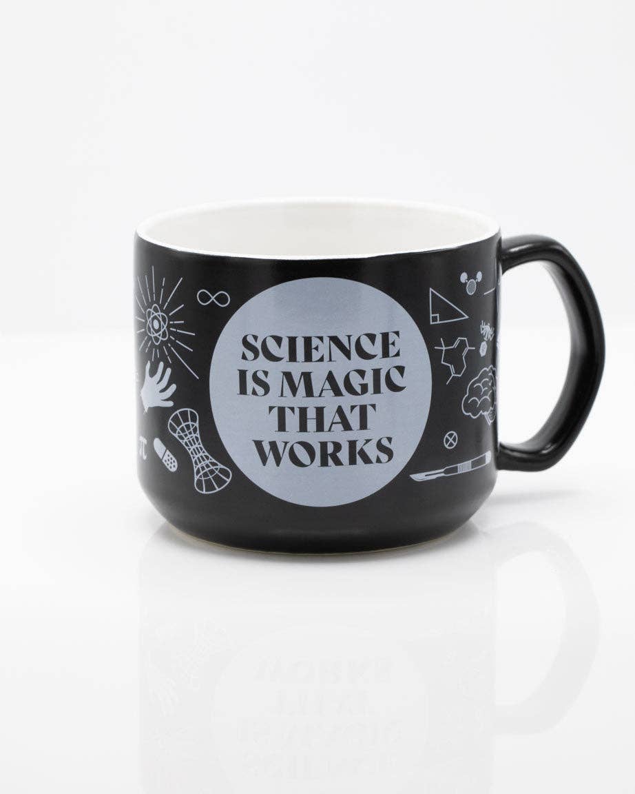 Oggetto regalo di design – Mug "la Science Est Une Magie Qui Fonctionne" – produit scientifique Cognitive Surplus EU, vue 1