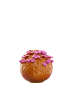 Vase Verano, Grès Orange/Rose, 34 x 29,5 cm