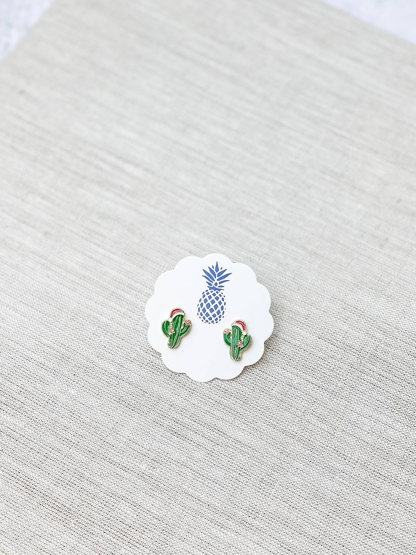 Oggetto regalo di design – Boucles d'oreilles Cactus de Noël