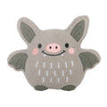 Coussin chauve-souris mignon en bouclé