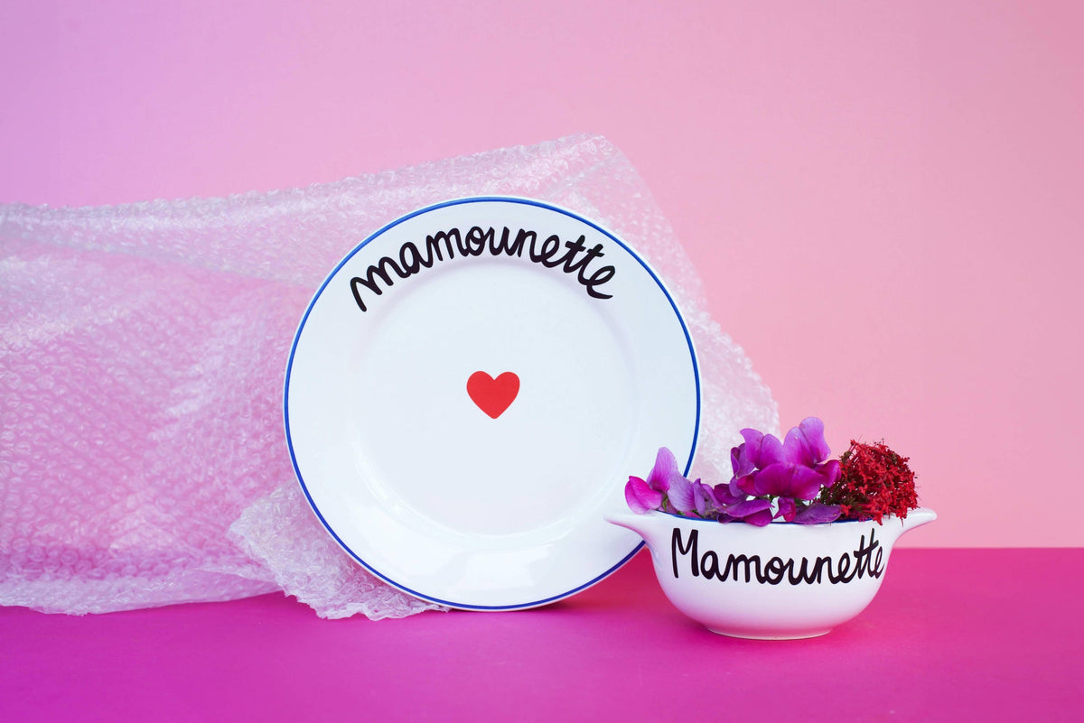 Assiette La Famille S’éclate - Mamounette – vue produit 2