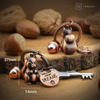 Oggetto regalo di design – porte cles ecureuil skippy fabach 