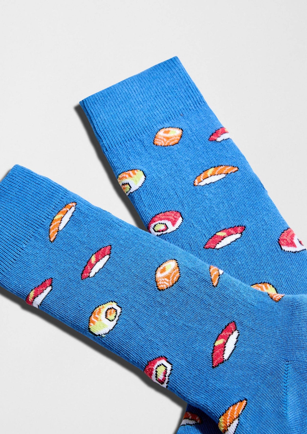 BeJapan Sushi - Chaussettes coton biologique: Bleu / 36/40
