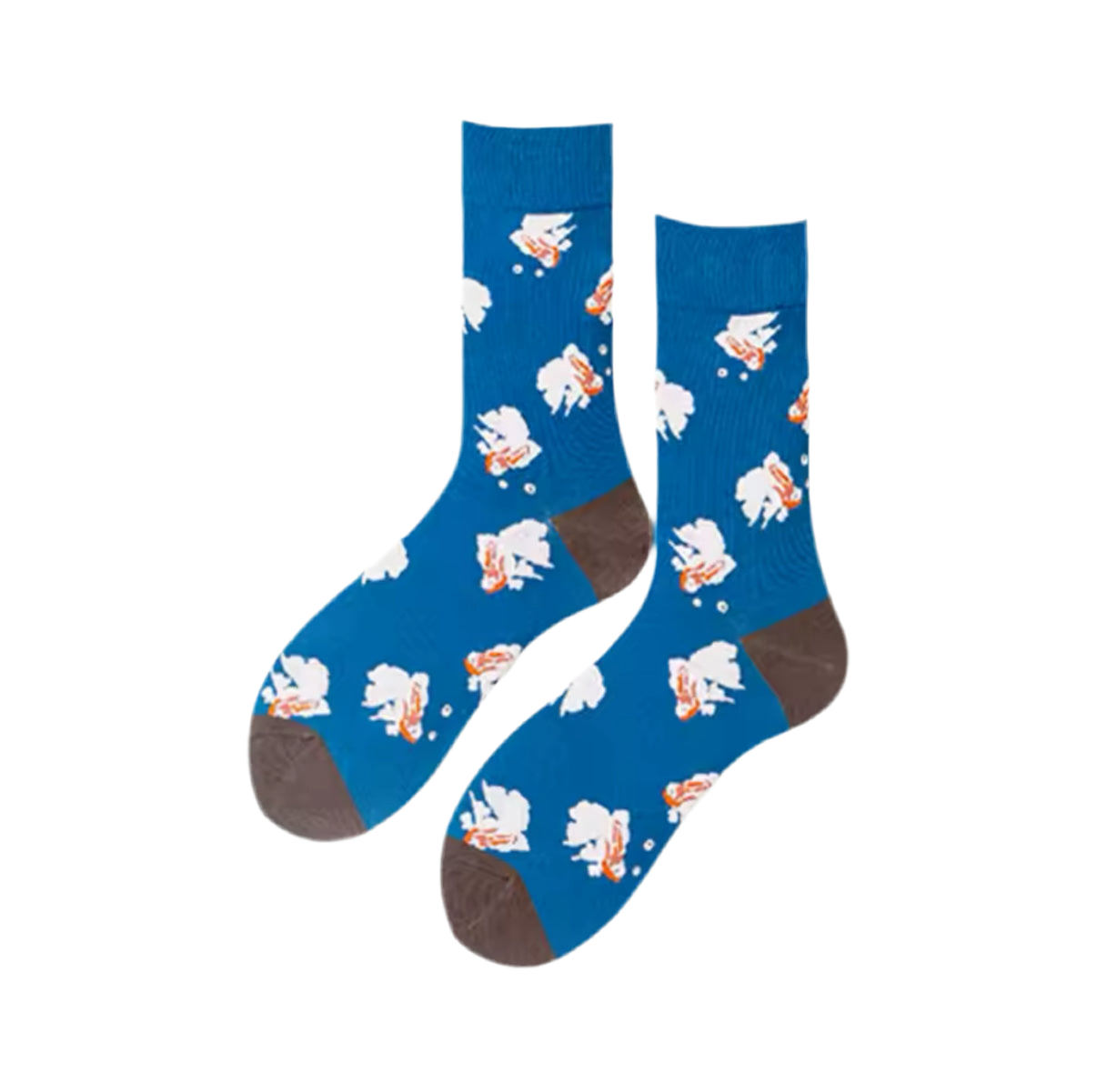 Oggetto regalo di design – chaussettes poissons combattants mrcol