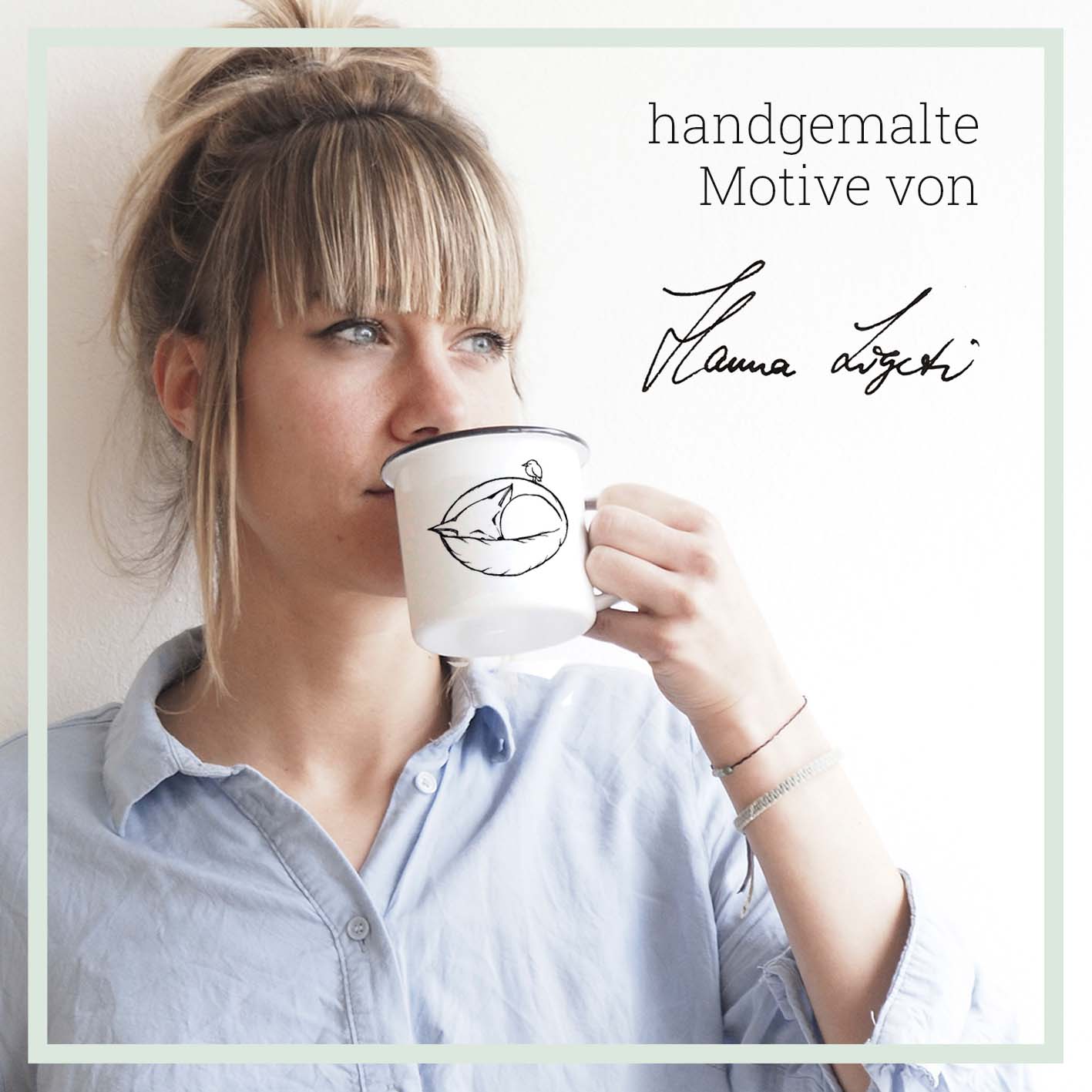 Tasse émaillée – Homard