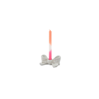 Bougeoir - Nœud - Céramique - Blanc - 18x9x7 cm | Design e regali originali