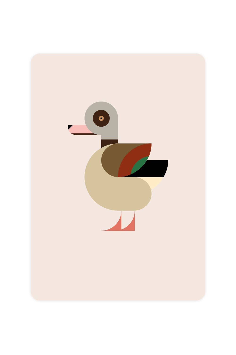 Carte postale avec Nile Goose | Design-lahjat ja sisustustuotteet