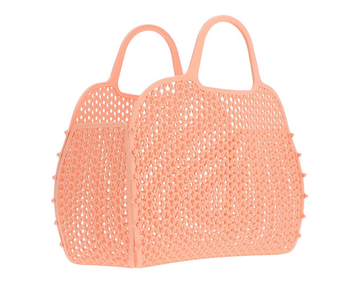 Oggetto regalo di design – sac retro vintage blush abricot monneka 
