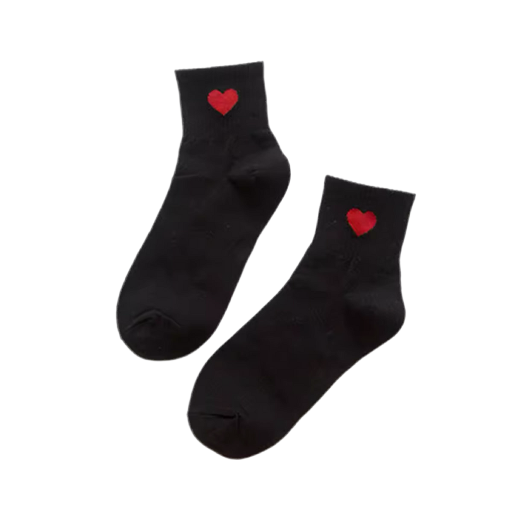 Oggetto regalo di design – chaussettes courtes coeur mrcol 