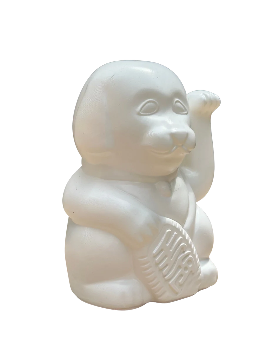 Chien Chanceux Blanc