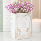 Vase en forme de livre blanc | Design e regali originali