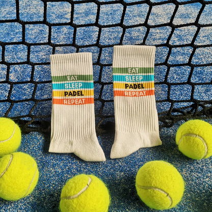 Eat Sleep Padel Repeat Socks