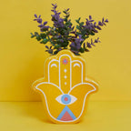 Vase Main Chanceuse jaune