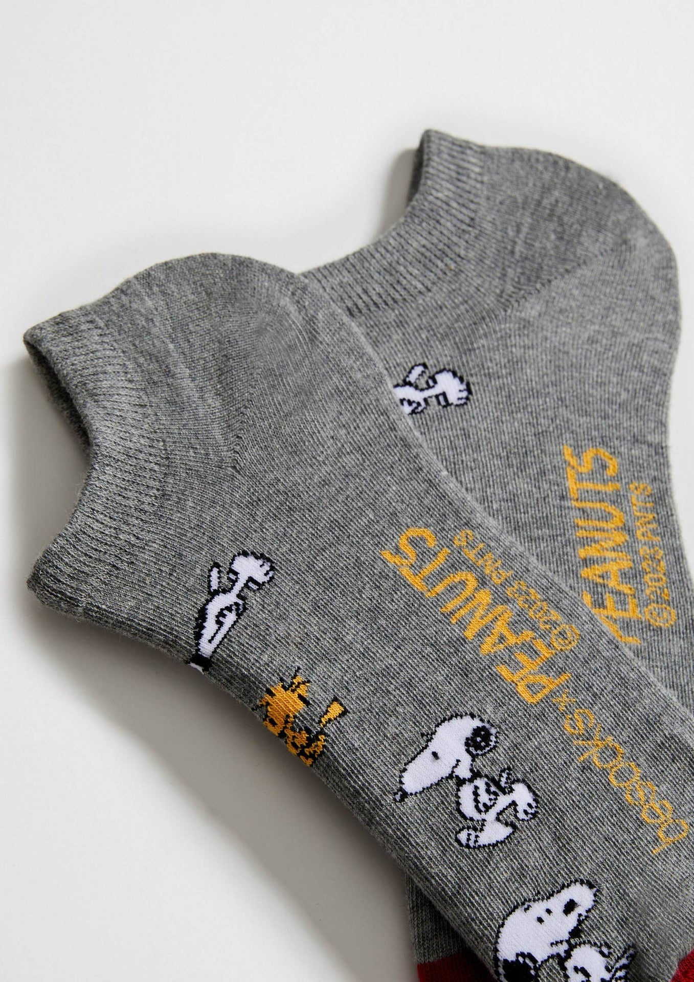 Chaussettes courtes BeSnoopy Gris | Design e regali originali