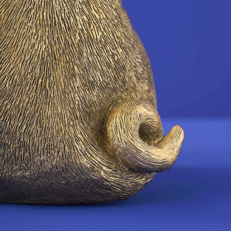 Lampe de table Cochon doré