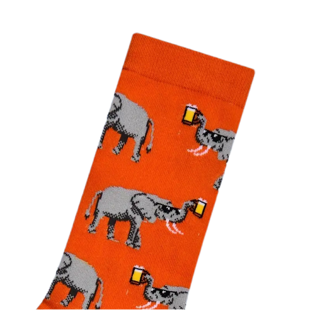 Oggetto regalo di design – chaussettes elephants avec pintes mrcol