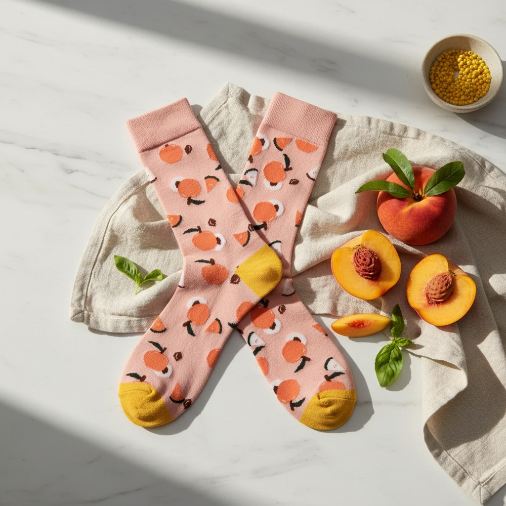 Chaussettes Pêches | Oggetti di design e regali originali